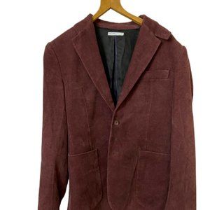 Vintage Marc Ecko Cut & Sew Burgundy Corduroy Sport Coat Size S